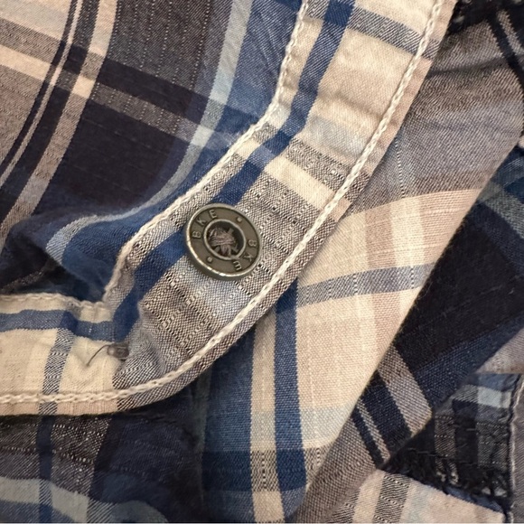 BKE standard Fit men’s shirt S plaid short sleeve button front (g7) - Picture 7 of 10